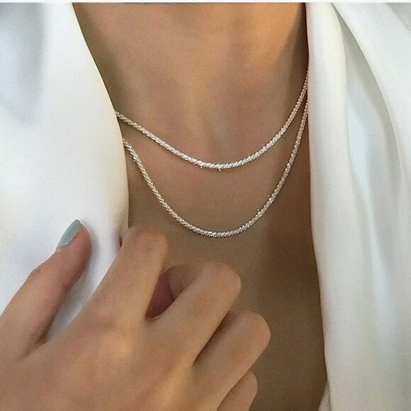 Jewelry - Silver layering necklaces